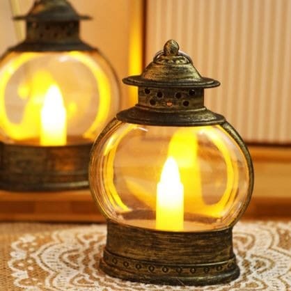 Electronic Candle Lamp, Lantern Garden Decorative Light, Smokeless Portable Hanging Lantern, Electronic Candle Craft Horse Light, Wind Light Candle Electronic Candle Lamp, Lantern Garden Decorative Light, Smokeless Portable Hanging Lantern, Electronic Candle Craft Horse Light, Wind Light Candle